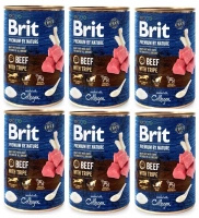 no pork Brit Premium By Nature Beef With Tripe 6x400g