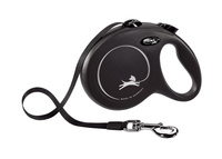 Flexi Leash New Classic S Tape 5m Up to 15kg Black