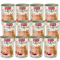 Animonda Cat Carny Adult Chicken, Turkey and Duck Hearts 12x400g
