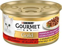 Purina Gourmet Gold with Beef and Chicken in Sauce 85g