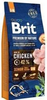 no pork Brit Premium By Nature Senior S+M With Chicken 15kg