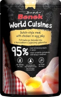 Super Benek World Cuisines Complete food for adult cats. Dutch-style stew with chicken in egg jelly 100