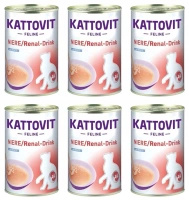 no pork Kattovit Drink Niere/Renal Duck 6x135ml