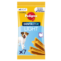 Pedigree Dentastix Light Dental Chews Small Breeds Dog Treats 7 pcs - 58g