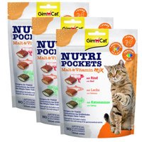 GIMCAT NUTRI POCKETS Malt & Vitamin 3x150g