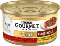 Purina Gourmet Gold with Beef and Chicken in Tomato Sauce 85g