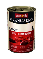 no pork Animonda GranCarno Junior Beef + Turkey Hearts 800g