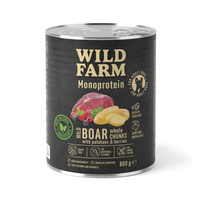 WILD FARM Monoprotein Wild Boar 800g hypoallergenic dog food