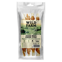 WILD FARM Long stick made of beef hide with chicken 28cm 320g dog treat
