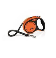 Flexi Leash Original Xtreme M Tape 5m up to 35kg Orange