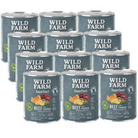 WILD FARM Superfood Beef (Beef with pumpkin, potatoes and parsley) 12x800g grain-free dog food