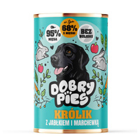 Dobry Pies  Rabbit with apple and carrot 400g