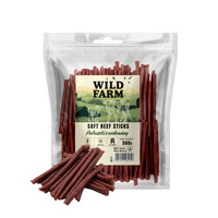 WILD FARM beef sticks 500g dog treats
