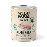 WILD FARM Pate Salmon & Fish 800g gluten-free dog food
