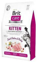 no pork Brit Care Cat Grain-Free Kitten Healthy Growth & Development with Chicken & Turkey 7kg