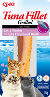 no pork INABA Tuna Fillet for cats - Extra tender tuna fillet in tuna broth 15g