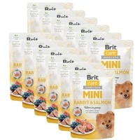 no pork Brit Care Mini Fillets in Rabbit and Salmon Sauce 12x85g