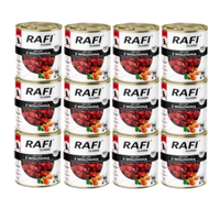DOLINA NOTECI Rafi Classic wet dog food with beef 12x800g