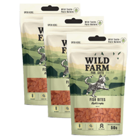 WILD FARM Fish bites 3x50g cat treat