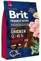 no pork Brit Premium By Nature Senior L+XL with Chicken 3kg