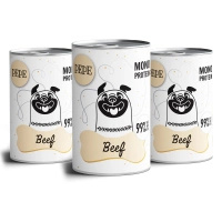 no pork Paka Zwierzaka Pepe Mono Protein Beef 3x400g