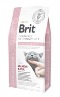 no pork Brit Grain Free Veterinary Diet Cat Hypoallergenic Salmon with Peas 5kg