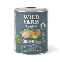 WILD FARM Superfood Chicken (Chicken with pumpkin, apple and herbs) 800g grain-free dog food
