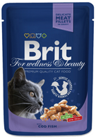 no pork Brit Premium Cat Adult Cod 100g