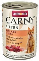 no pork Animonda Cat Carny Kitten Beef, Veal and Chicken 400g