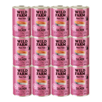 WILD FARM Pate with Salmon 12x400g - gluten-free cat food