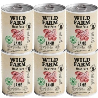 WILD FARM Pate Lamb 6x400g gluten-free dog food