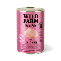 WILD FARM Pate with Chicken 400g - gluten-free cat food