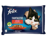 no pork Felix Countryside Flavours in Jell-O with Beef and Chicken 4x85g