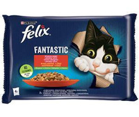no pork Felix Fantastic Chicken & Beef Jelly 4x85g