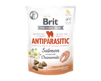 no pork Petfood  Brit Care Dog Functional Snack Antiparastic Salmon 150g