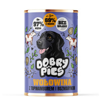 Dobry Pies Beef with Jerusalem artichoke and rosemary 400g