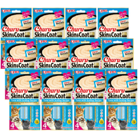 INABA Churu Skin & Coat for cats, tuna and scallop flavour, 12x(4x14g)