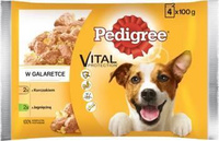 no pork Pedigree Vital Protection Wet Adult Dog Food Lamb & Chicken Jelly 4x100g