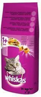 WHISKAS Dry Cat Food 1+ with Tuna 2x14kg
