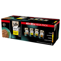 SHEBA Selection Select Slices Poultry Flavours pouches  40x85g
