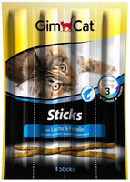 no pork GIMCAT Sticks salmon and trout cabanas for cats 4pc