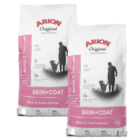 ARION Original Skin & Coat Adult Salmon and Rice Medium Breed 3x2kg