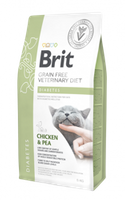 Brit Grain Free Veterinary Diets Cat Diabetes Chicken With Peas 5kg
