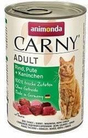 no pork Animonda Cat Carny Adult Beef, Turkey and Rabbit 400g