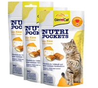No pork Gimborn Gmcat Nutri Pockets Cheese Snack 3x60g