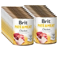 no pork Brit Pate & Meat with Chicken 18x800g