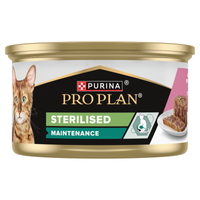 PRO PLAN Sterilised Wet pâté with salmon and tuna Wet cat food 85g