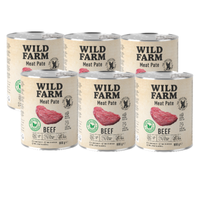 WILD FARM Pate Beef 6x800g gluten-free dog food