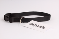 DogStuffs Collar with plastic buckle 15mm/24-40cm black