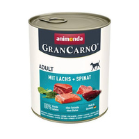 ANIMONDA GranCarno Adult Dog flavour: Salmon + Spinach 800g